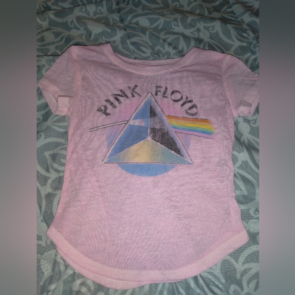 Toddlers pink Floyd thin tee